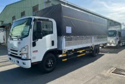 Xe tải Isuzu NQR 550 thùng bạt